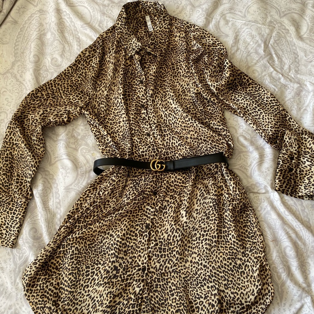 Cheetah print shirt